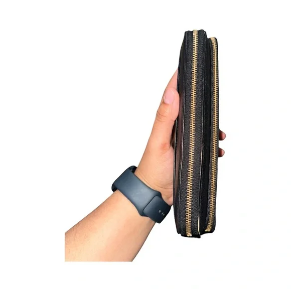 COACH Black Leather Wristlet | USED - Picture 4 of 8